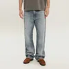 1989 Studio Rhodesian Pants In Stone Blue Denim In Gray