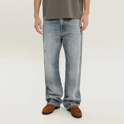 1989 Studio Rhodesian Pants In Stone Blue Denim In Gray