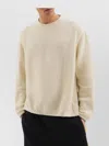1989 Studio Ribbed Sweater With Slits And Button Detail In Neutral