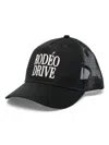 1989 Studio Rodeo Drive Trucker Cap In Black