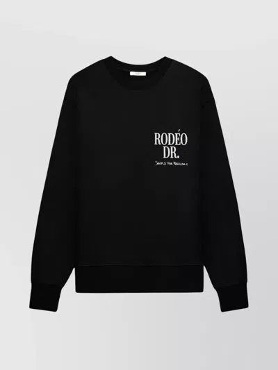 1989 Studio Rodeo Crew Neck Sweatshirt In Black