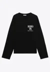 1989 Studio Crew-neck Sweatshirt Rodeo Black In Black