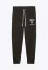 1989 Studio Rodeo Drive Print Track Pants In Brown