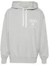 1989 Studio Rodeo Drive Print Hooded Sweatshirt In Grey