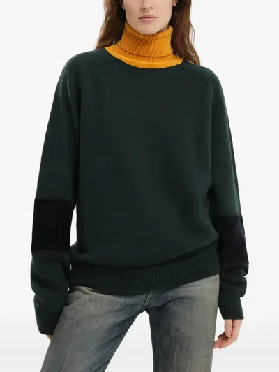 1989 Studio Roll-neck Sweater In Green