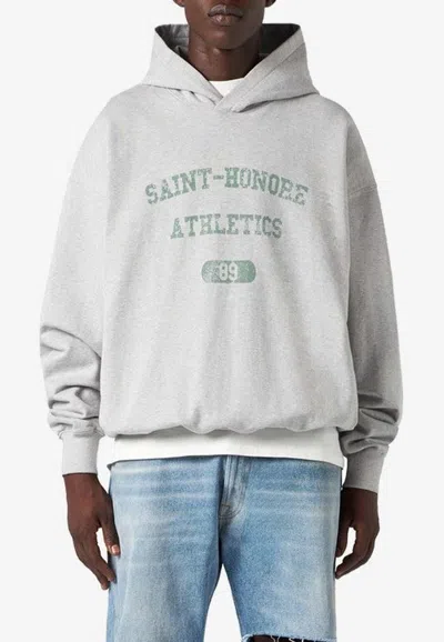 1989 Studio Saint Honore Cotton Hoodie In Gray
