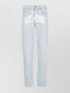 1989 Studio Straight Leg Saint Honore Jeans With Frontal Print 22cm