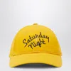 1989 Studio Night Baseball Cap Curved Brim Embroidered Text In Yellow
