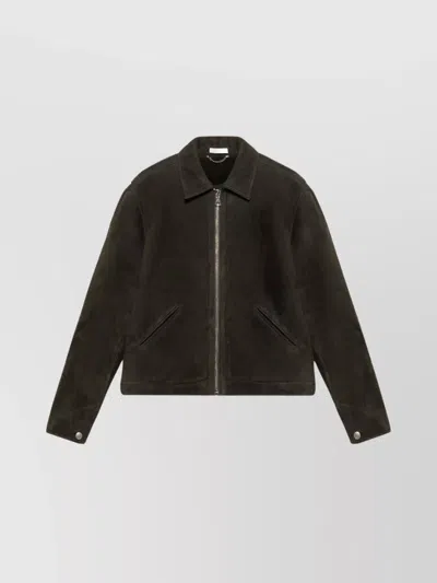 1989 STUDIO SHEARLING JACKET EMBROIDERED DETAIL