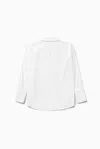 1989 Studio Striped L/s Shirt Dress In White