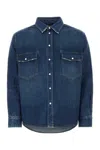 1989 Studio Shirt With Chest Pockets And Embroidered Detail In Blue
