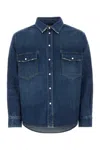 1989 Studio Shirt With Chest Pockets And Embroidered Detail In Blue