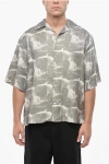 1989 Studio Short-sleeved Patterned Shirt In Gray