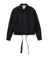 1989 Studio Dark Blue Short Trench Jacket In Blue