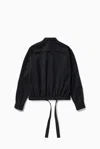 1989 Studio Short Trench Jacket In Black