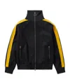 1989 Studio Jacket High Collar Side Stripes In Black