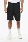 1989 Studio Single-pleated Cotton Blend Shorts In Black