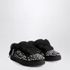 1989 Studio Low-top Leather Sneakers Embellished With Crystals In Black