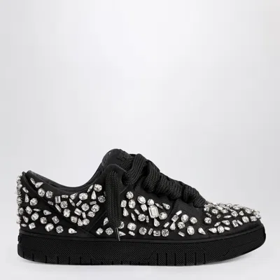 1989 Studio Black Low Leather Sneakers In Multi