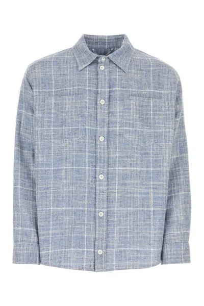 1989 STUDIO SKY BLUE EMBROIDERED FLANEL SHIRT