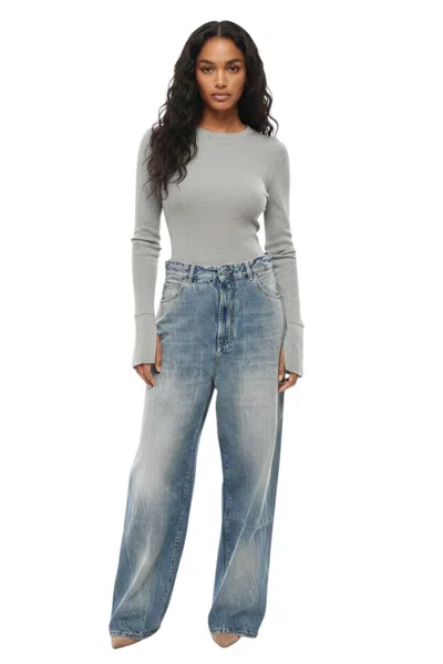 1989 Studio Sky Blue Flared High Rise Jeans