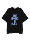 1989 Studio Crew Neck Graphic Print Short Sleeves T-shirt In Black
