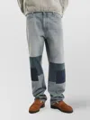 1989 Studio Smart Denim Pants Patches In Blue