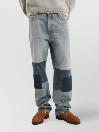 1989 Studio Smart Denim Pants Patches In Blue