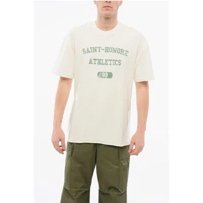 1989 Studio Solid Color Saint-honore Athletics Crewneck T-shirt With Con