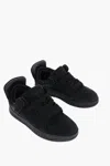 1989 Studio Solid Color Suede Low-top Sneakers In Black