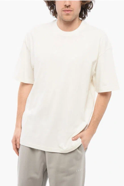 1989 Studio Solid Color Vintage Studio Crew-neck T-shirt In Neutral