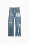 1989 Studio Straight Denim Jeans With Tape Details In Multi