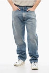 1989 Studio Straight Leg Moto Jeans With Leather Insert 22cm
