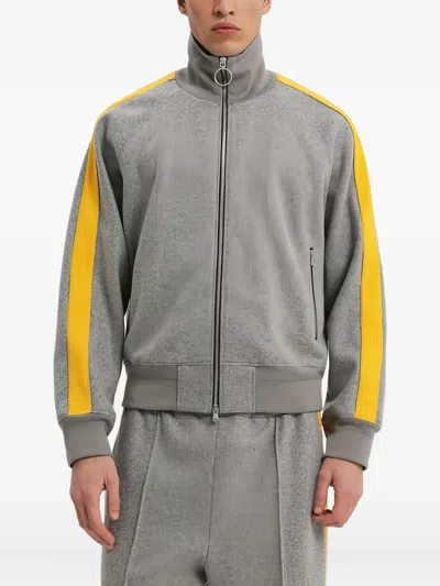 1989 STUDIO STRIPE-DETAIL ZIP-UP JACKET