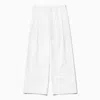 1989 Studio White Striped Boxy Pants In White