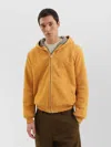 1989 Studio Suede Hoodie With Hood And Pockets In Yellow