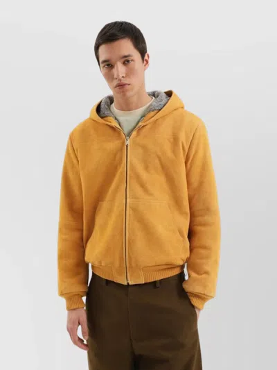 1989 STUDIO SUEDE HOODIE WITH HOOD AND POCKETS