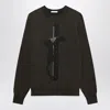1989 Studio Cross And Amen Print Sweatshirt In Brown