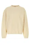 1989 Studio Ribbed Sweater With Slits And Button Detail In Neutral