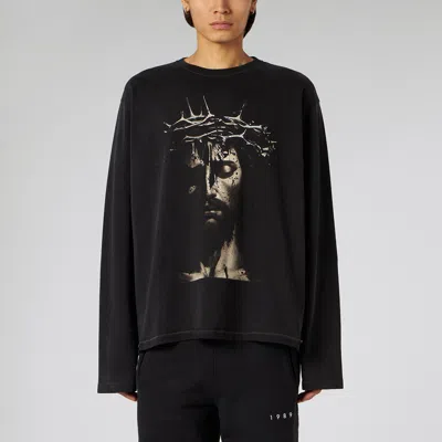 1989 STUDIO 1989 STUDIO T-SHIRT LS JESUS BLACK