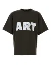 1989 Studio Art Print Crewneck T-shirt In Brown