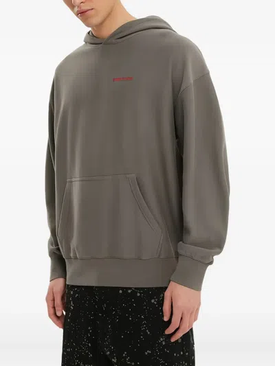 1989 Studio "the Party Is Over" Print Hoddie In Gray