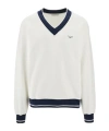 1989 Studio Jp V-neck Sweatshirt In White