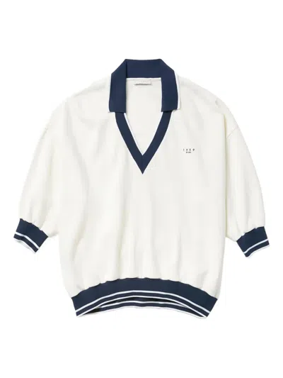 1989 STUDIO V-NECK TRIM SWEATER
