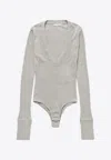 1989 Studio Waffle V-neck Bodysuit