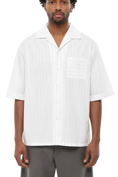 1989 Studio White Relaxed Stripes Shirt