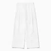 1989 Studio White Striped Boxy Pants In White
