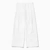 1989 Studio White Striped Boxy Pants In White
