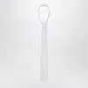 1989 Studio White Striped Tie In White