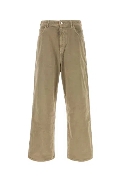 1989 Studio Wide-leg Cotton Jeans In Green